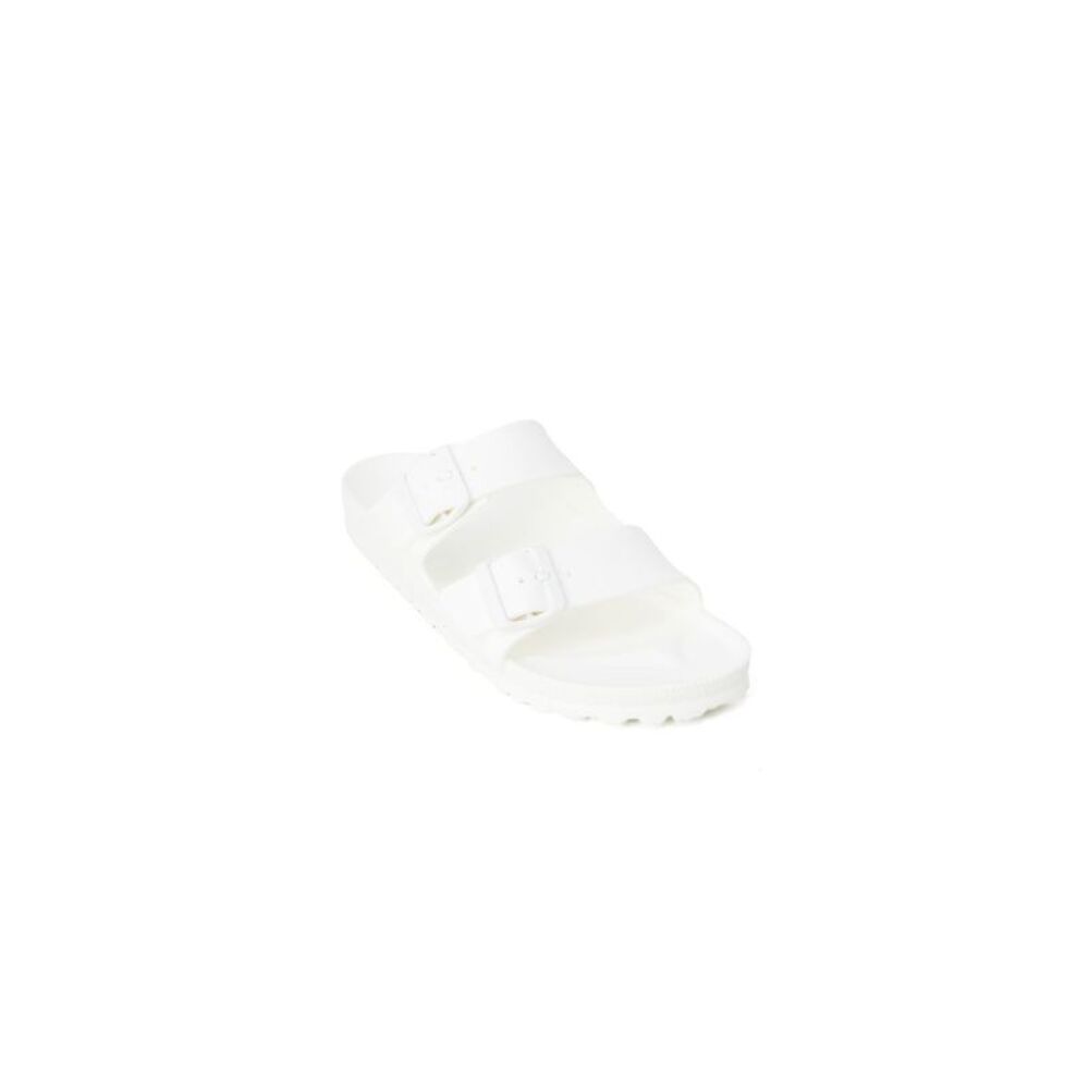 Birkenstock White Plastic Flat Women's Sandals